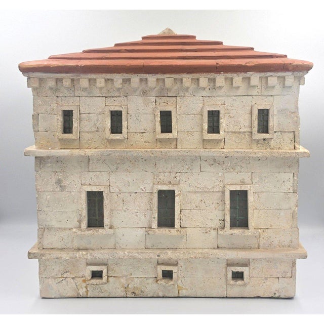 Handmade Stone Tile Neoclassical Architectural Model | Chairish
