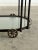 1960s Patinated Iron Bar Cart For Sale - Image 4 of 12