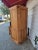 Wood 1980s Rustic Carved Wood Corner Hutch Cabinet For Sale - Image 7 of 18