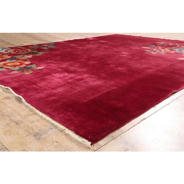 Antique Chinese Art Deco Rug, 08'09 X 11'06 For Sale - Image 12 of 14