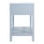 Wood Nora 30 in. W Rectangular Wood 1 Drawer Wide Nightstand with Lower Open Shelf, Light Blue For Sale - Image 7 of 11
