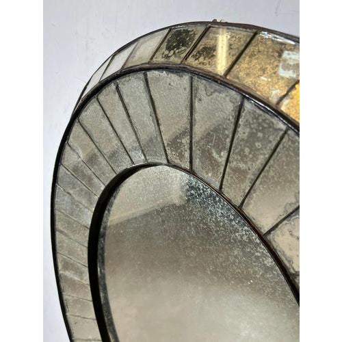 Large Vintage Venetian Style Mirror For Sale - Image 5 of 6