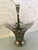 19thC European Silver Plate Glass Flower Basket For Sale - Image 4 of 18