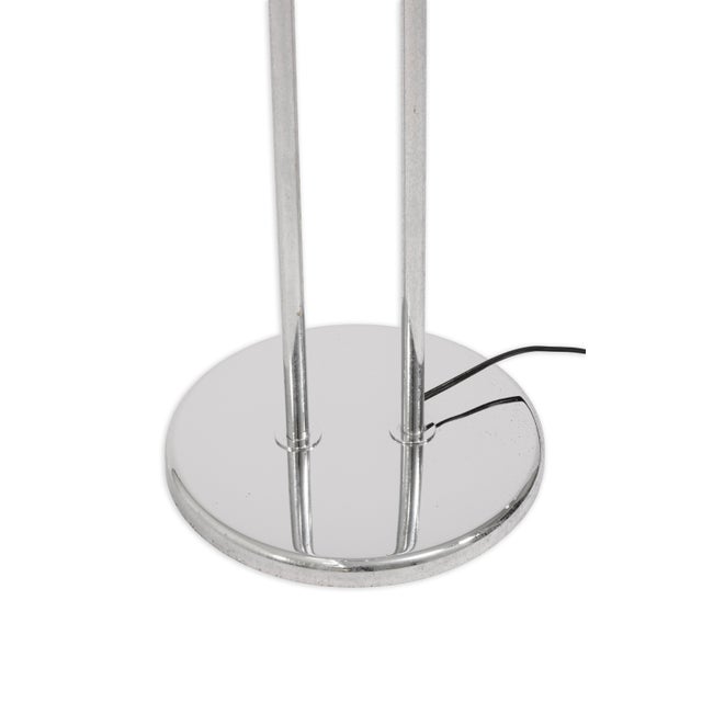 Estiluz Chrome Torchiere Floor Lamp by Leonardo Marelli For Sale - Image 4 of 7