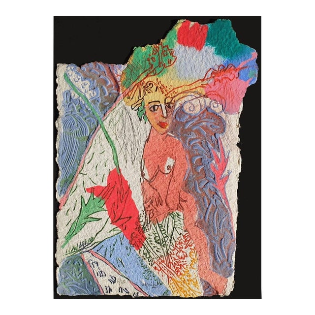 2002 Henri Guibal La Vie De B. XVII Signed Carborundum Etching For Sale