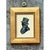Vintage Silhouette Portrait in Gilt Frame For Sale - Image 9 of 12