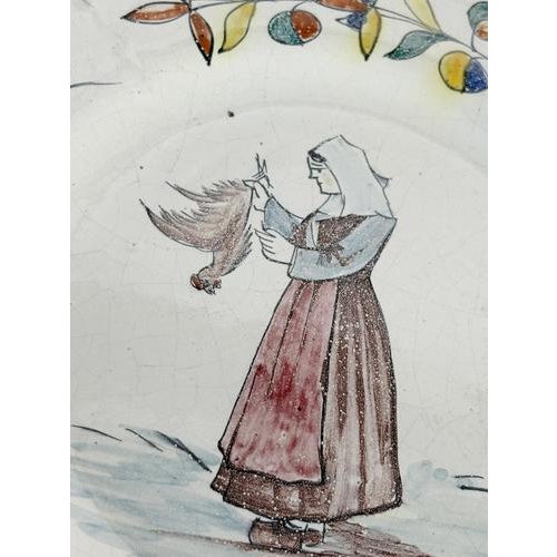 Antique Pottery Plates, France, 1900s, Set of 4 For Sale - Image 10 of 18