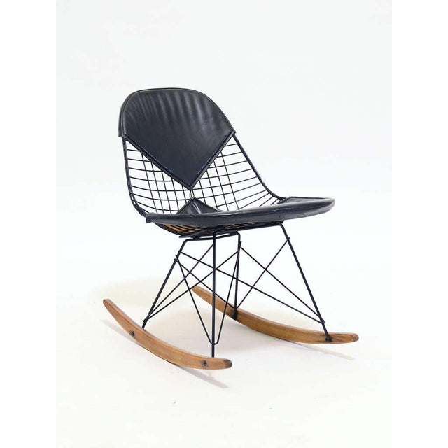 Charles and Ray Eames designed their fiberglass and wire chairs to be fitted with a wide variety of bases to offer a range...