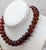 1980s Vintage 1980s Signed Pellini Italy Faux-Tortoise Beaded Necklace For Sale - Image 5 of 6