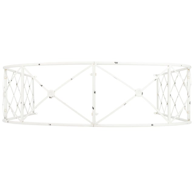Metal Atticus Archway - Antique White For Sale - Image 7 of 10