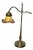 Antique Brass Table Lamp with Pate De Verre Glass Shade from Unbekannt, 1920s For Sale