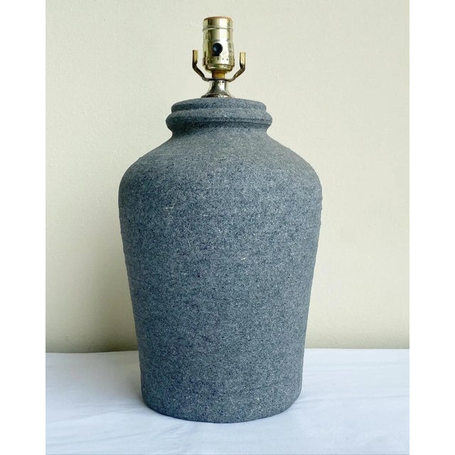 1990s Post Modern Charcoal Table Lamp For Sale In Miami - Image 6 of 6