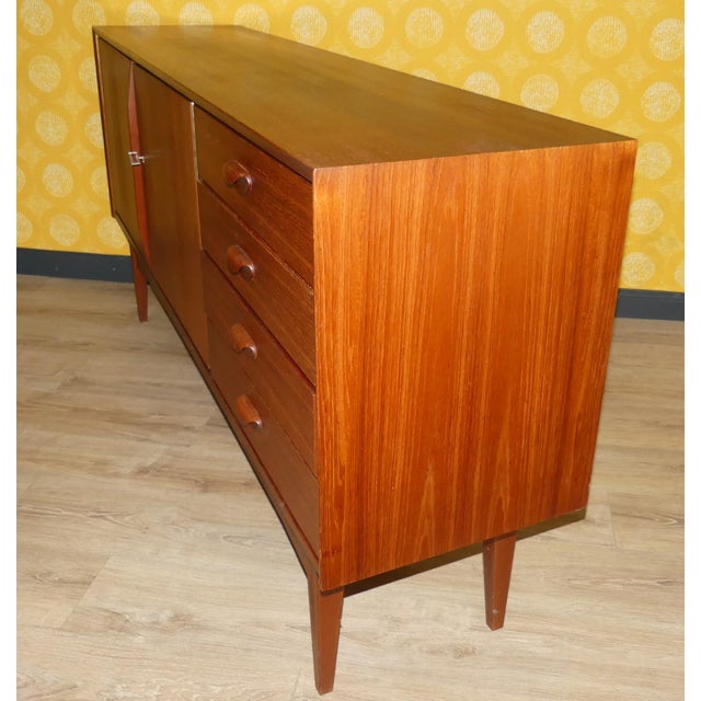 Wood Mid-Century Modern Teak Sideboard, 1960s For Sale - Image 7 of 16