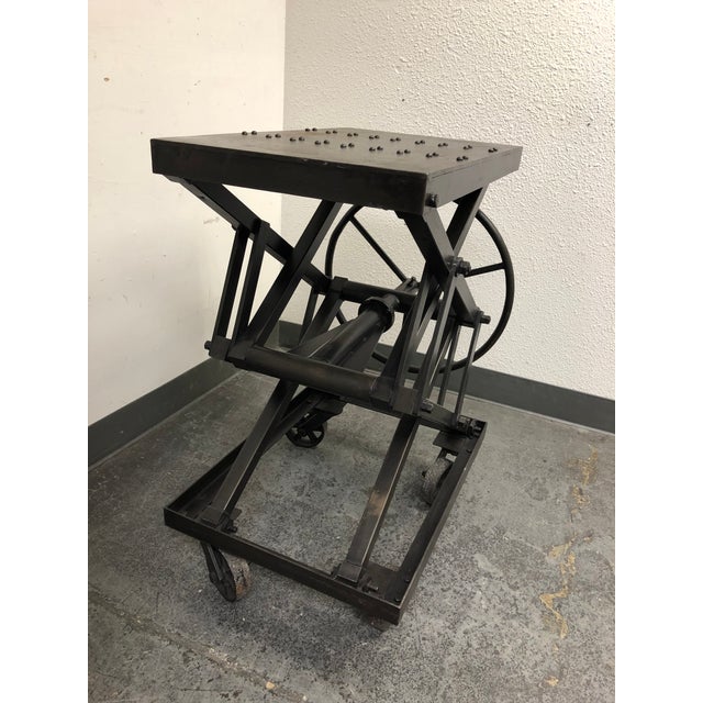Industrial Scissor Lift Table Chairish