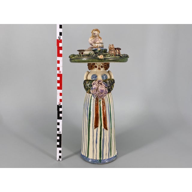 Annette Ody, Studio Ceramic Figure, 1970s, Ceramic For Sale - Image 14 of 15