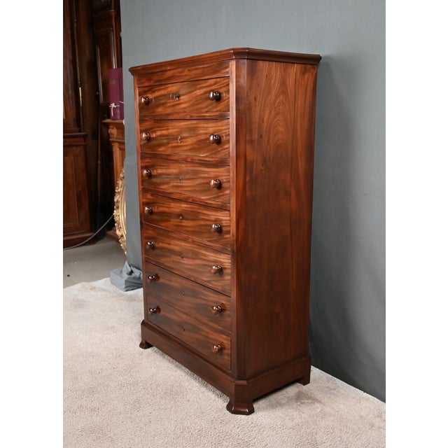 Late 19th Century Mahogany Chest of Drawers For Sale - Image 4 of 18