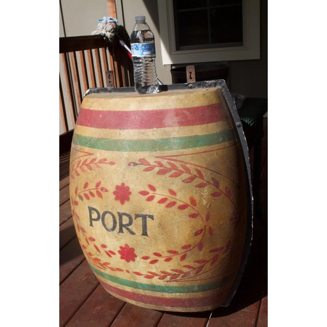 Plastic Vintage Port Wine Trade Sign For Sale - Image 7 of 10