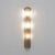 Mid-Century Modern Modern Italian Brass and Murano Glass Textured Sconces, 2000, Set of 2 For Sale - Image 3 of 11