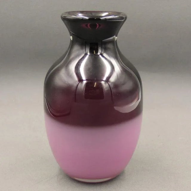 Vase in Glass by Jindra Beránek, 1970 For Sale - Image 6 of 6