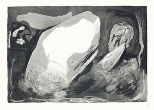 1968 "Moby Dick" Lithograph by Benton Spruance "The Last Thrust"