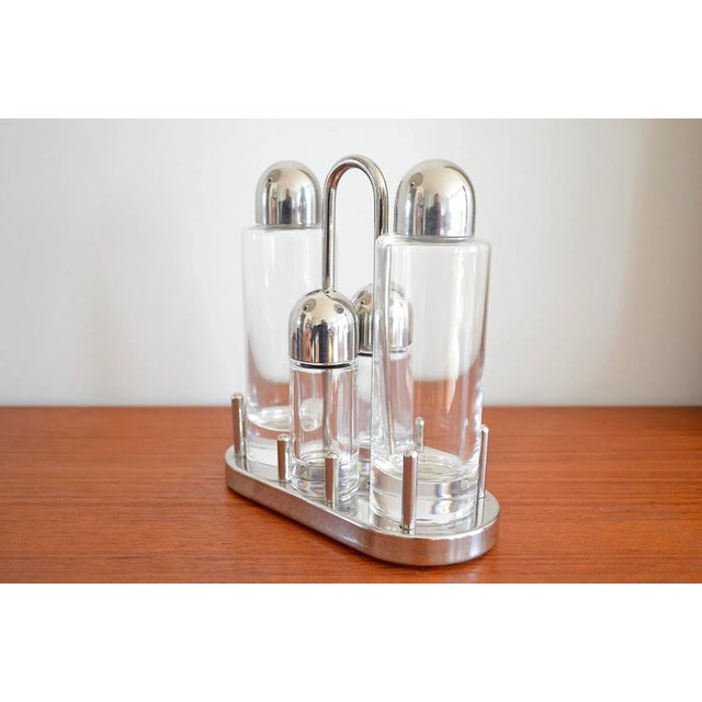 Menage Set by Ettore Sottsass for Alessi, Set of 4 For Sale - Image 3 of 6