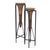 Brown Bronze Euler Drop Vase with Black Iron Stand- Large For Sale - Image 8 of 11