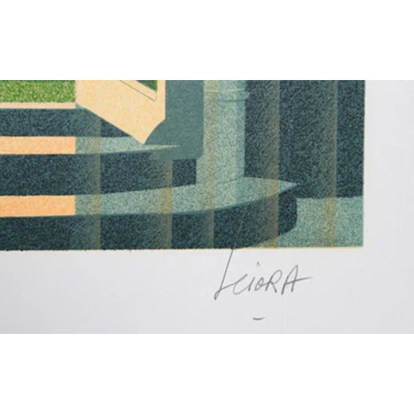 This lithograph, titled "Phantasme," was created by the French artist, Daniel Sciora, in 1979. It is edition 250, AP 45...