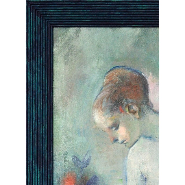 1970s Luciano Sopelsa, Nude Nudo Al Tramanto, 1975, Oil Painting on Canvas, Framed For Sale - Image 5 of 18