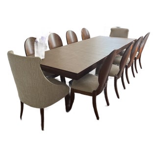 Century Brand Omni Dining Table - Cluster Maple For Sale