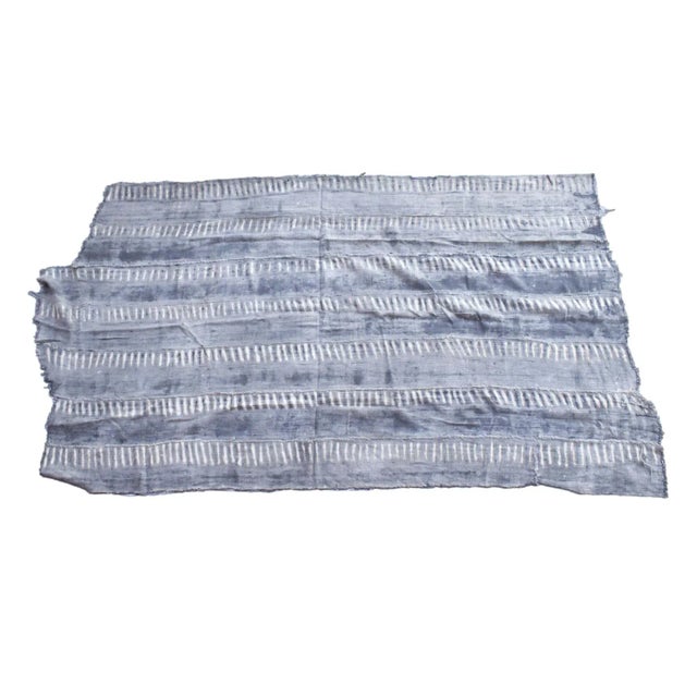 Black Mid 20th Century Bamana Mudcloth Textile For Sale - Image 8 of 9