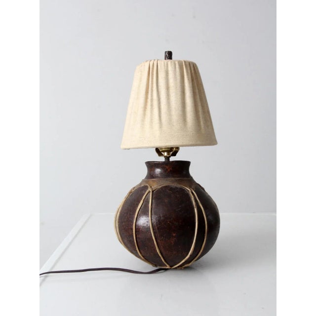 Cabin Vintage Table Lamp From Tarahumera Tr For Sale - Image 3 of 12