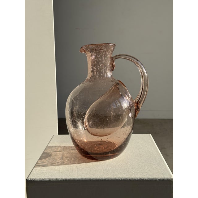 Violet Glass Carafe from Biot, 1950s For Sale - Image 4 of 12