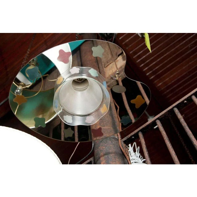 Silver French Painter's Palette Chandelier For Sale - Image 8 of 9