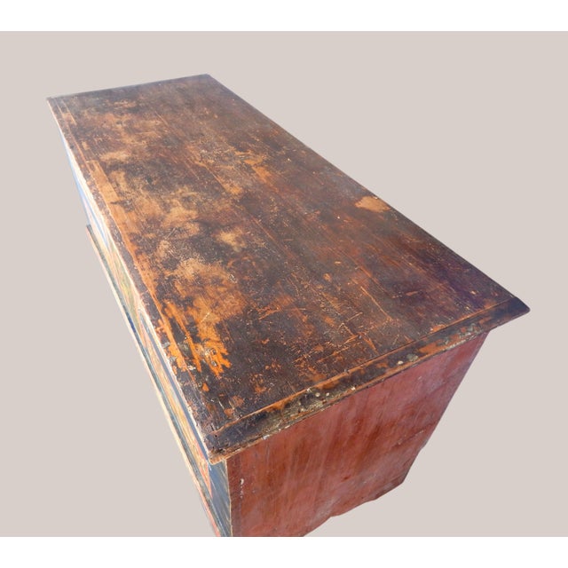 19th Century Painted European Blanket Chest For Sale - Image 4 of 14