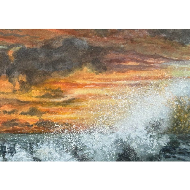 My inspiration for this painting came from an early morning walk along the beach. My eye was drawn to the drawn to the...