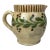 French Pottery Pitcher Savoie With Leaves , Circa 1890 For Sale
