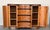 Early 20th Century Art Deco Demilune Burl Walnut and Ebonized Credenza with doors and drawers For Sale - Image 11 of 18