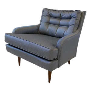 Mid Century Modern Milo Baughman Style Club Chair