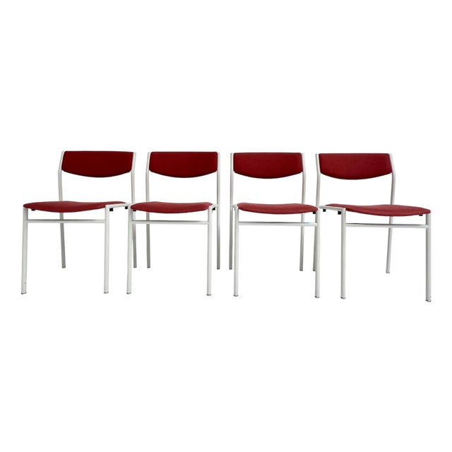 Stackable Chairs by Gijs van der Sluis, 1970s, Set of 4 For Sale