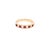 Late 20th Century Vintage Tiffany & Co. 18k Gold, Diamond, and Ruby Half Eternity Band Ring For Sale - Image 5 of 11