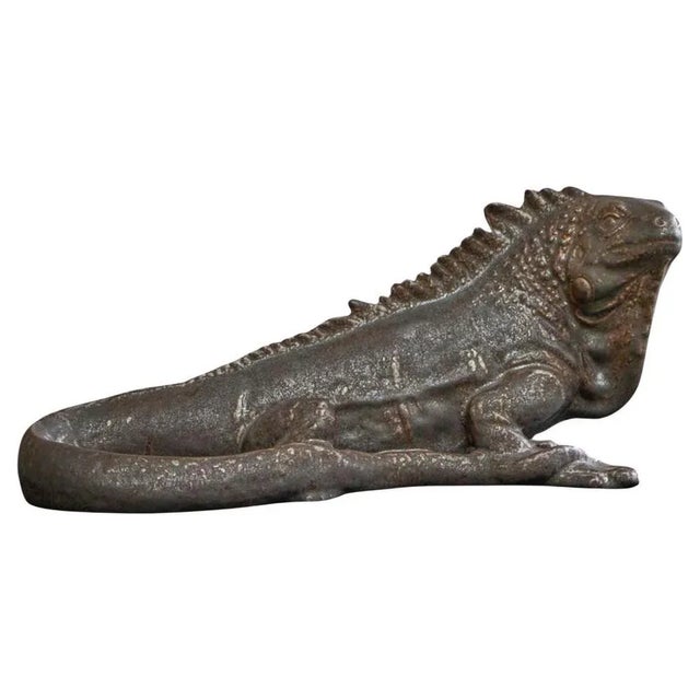 Vintage Glazed Studio Pottery Iguana, 1950s For Sale - Image 14 of 14