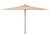 Spritely Home Aklin 6.5Ft X 10Ft Rectangle Wooden Pulley Market Umbrella (No Tilt), Beige For Sale - Image 4 of 4