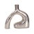 2020s Shirin- Polished Silver Reverse Vase in Cast Aluminum- Short For Sale - Image 5 of 11
