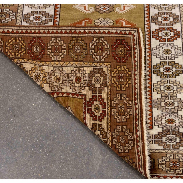 Turkish Eagle Kazak Style Rug, 6' 6.5" X 3' 7.5" For Sale - Image 9 of 9