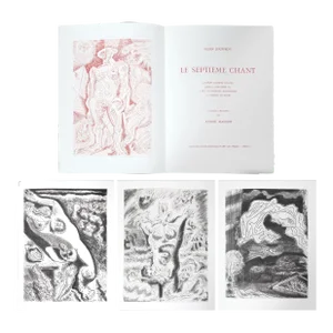Andre, Masson, Le Septieme Chant, Etchings