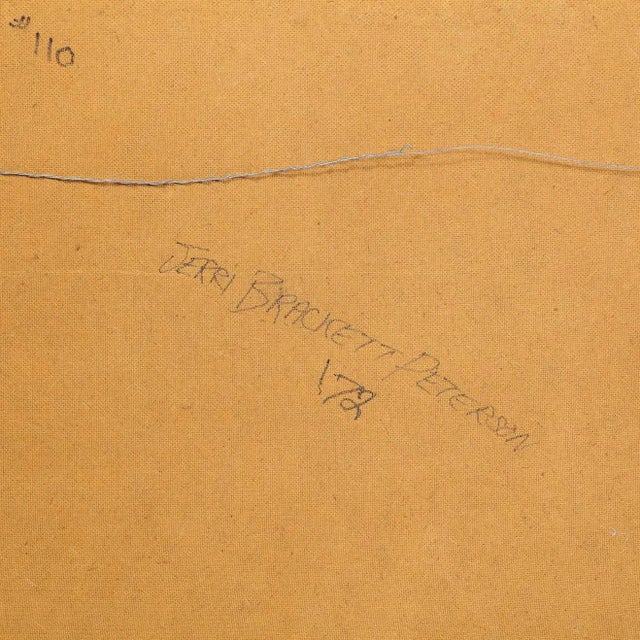 Abstract Expressionism 1972 Abstract Expressionist Painting, Framed For Sale - Image 3 of 13