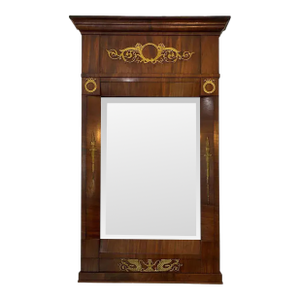 1810 Trumeau Mirror Swan Motif