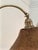 Brass Scissor-Shaped Wall Lamp with Straw Shade, Italy, 1960s For Sale - Image 6 of 10