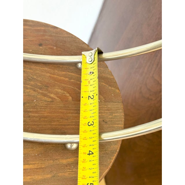 Silver Mid Century Modern Chrome Wine Caddy For Sale - Image 8 of 8