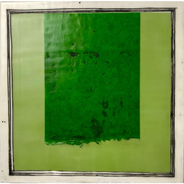Encaustic Collage Installation by Gina Cochran - "The Enthusiast" - 16 Pieces For Sale - Image 13 of 18